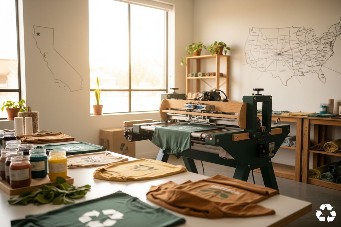 Sustainable Apparel Printing in Anaheim & Orange County